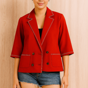 HQ Crimson Contrast Blazer