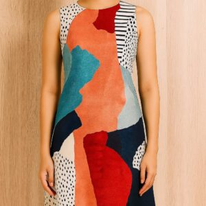 Valentino Abstract Colorblock Shift