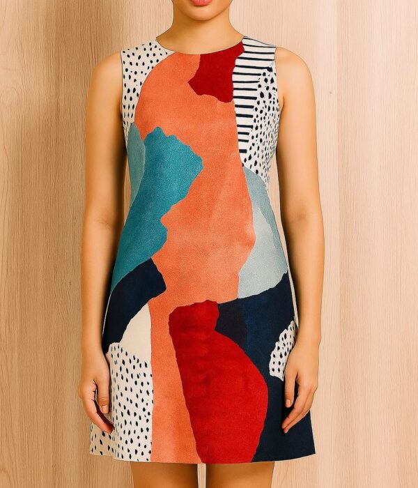Valentino Abstract Colorblock Shift