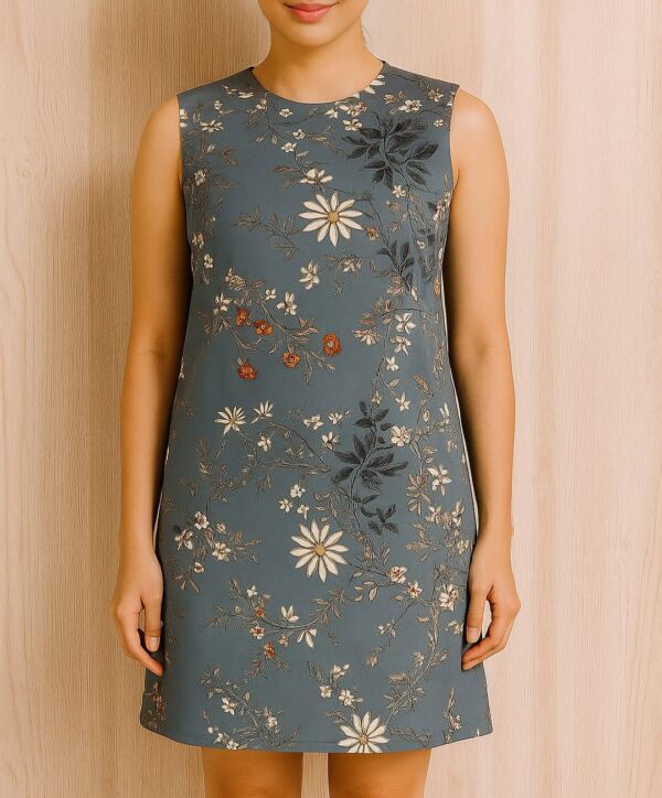Saturday Club Floral Slate Shift