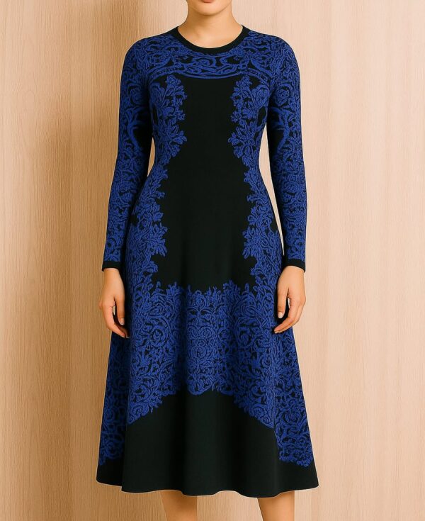 Valentino Baroque Knit Midi