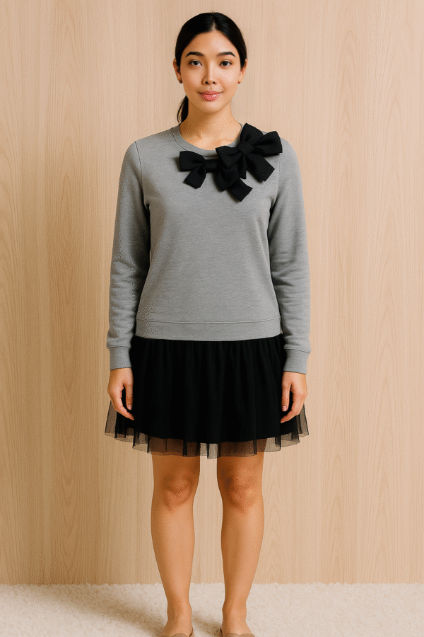 Valentino Bow-Appliqué Cotton Sweatshirt