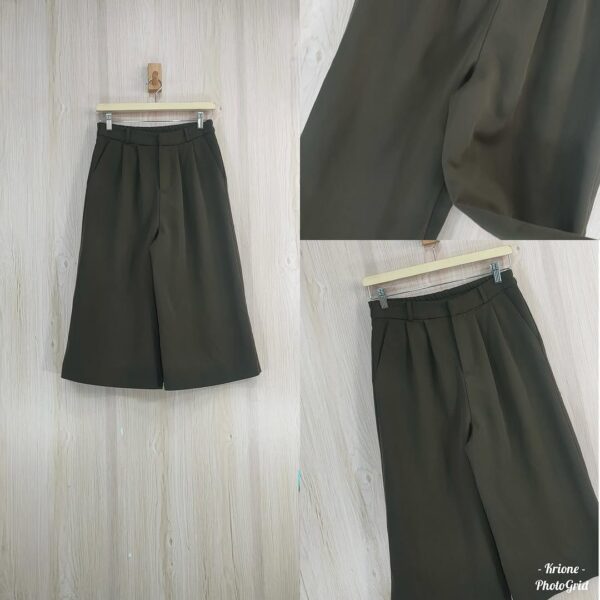 Tailored Wide-Leg Culottes - Image 2