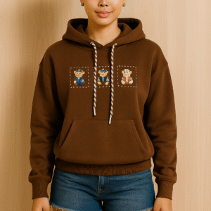 La go go Bear Graphic Hoodie