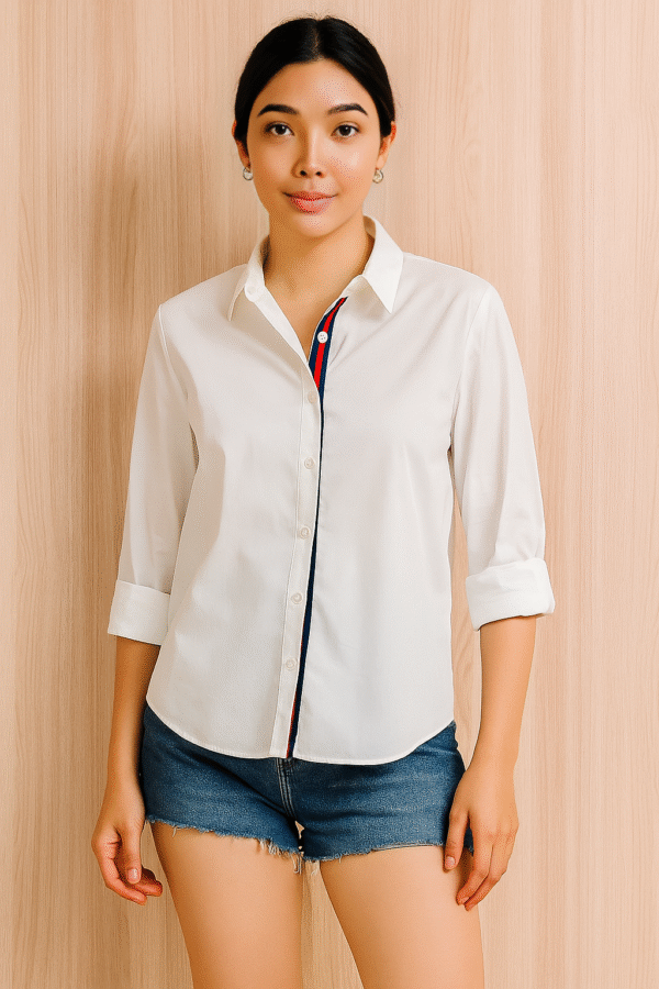 Gucci Web-Trim Poplin Shirt