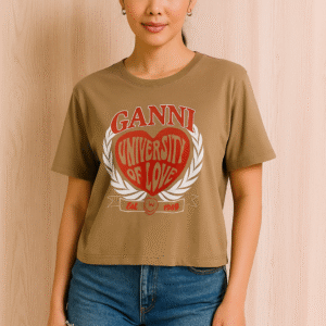 Ganni Graphic Cotton Tee