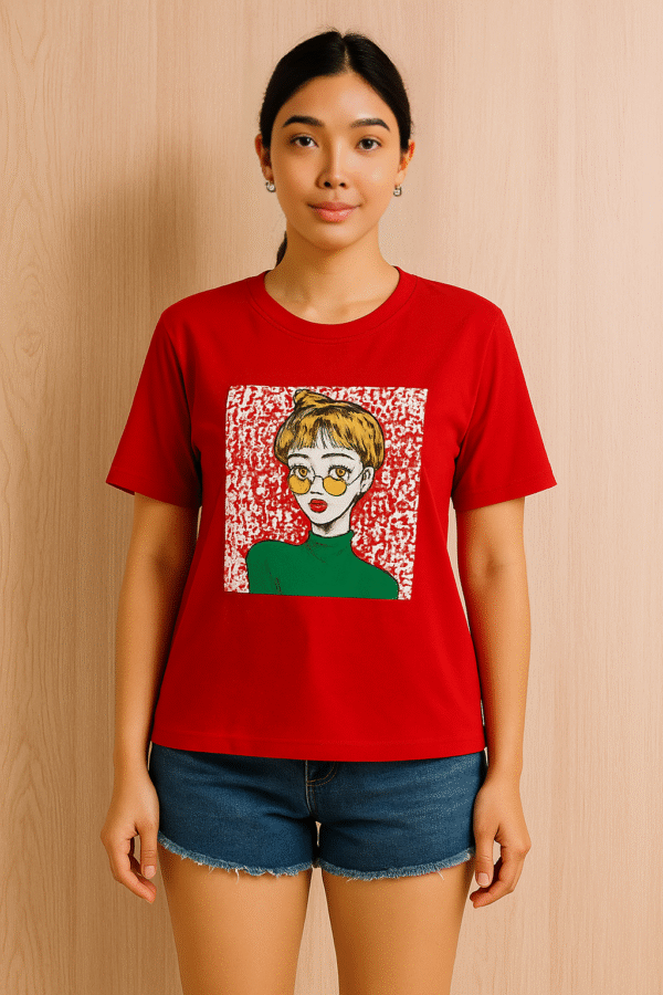 Portrait Graphic Cotton Tee