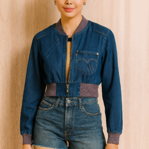 Levi’s Cropped Denim Bomber