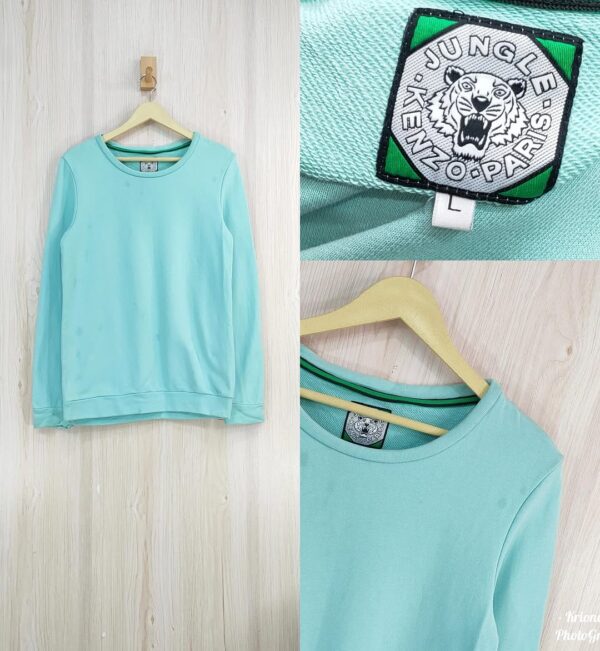Kenzo Cotton Crew Sweatshirt - Image 2