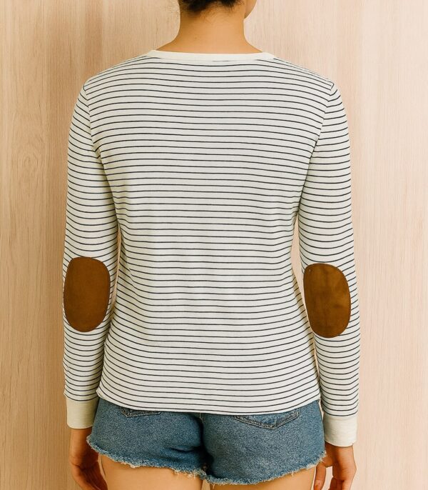 R L Striped Cotton Long-Sleeve Tee - Image 2