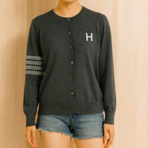 Hermes H Button Cardigan