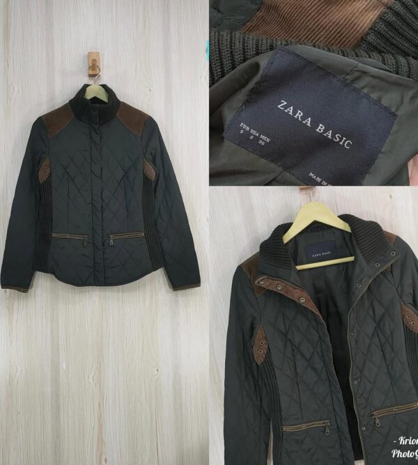 Zara Quilted Field Jacket - Image 2