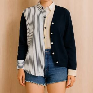 Sacai Hybrid Cardigan Shirt