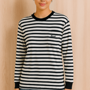 Agnes Breton Stripe Long‑Sleeve Tee