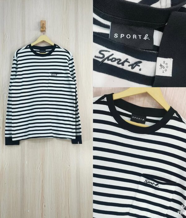 Agnes Breton Stripe Long‑Sleeve Tee - Image 2