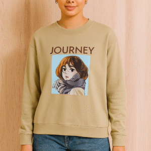 Graphic Cotton Pullover Sweatshirt