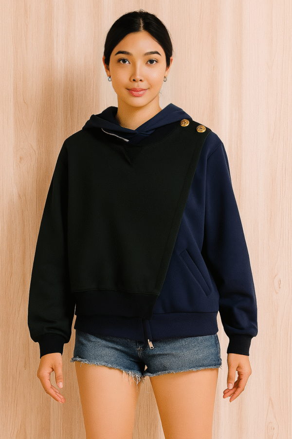 Sacai Buttoned Shoulder Pullover